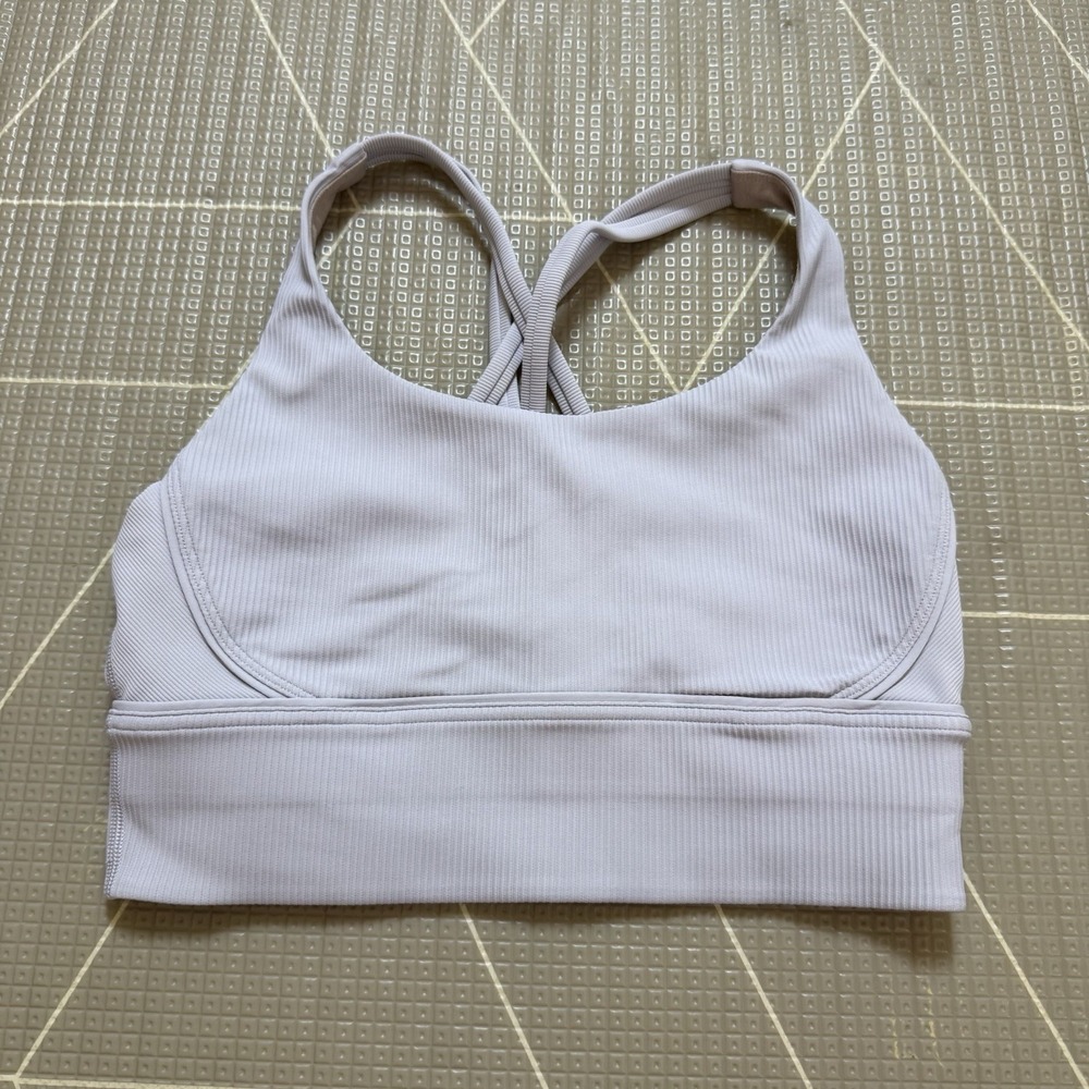 Lululemon Energy Bra Long Line Ribbed *Medium Support B–D Cup 6 Stargaze LW2BLIS